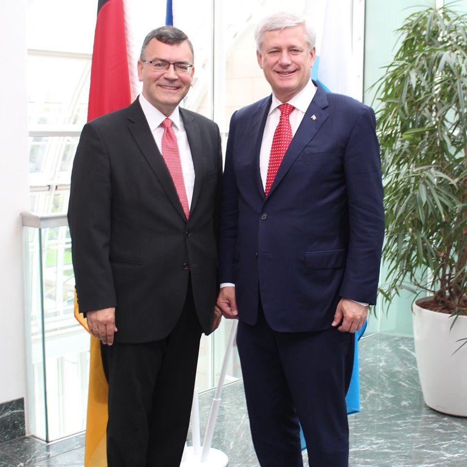 Gespräch mit dem ehem. Premierminister von Kanada, Stephen Harper