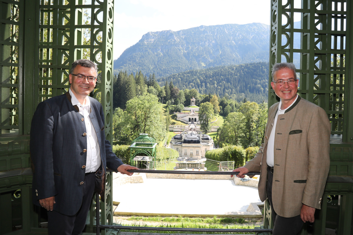 "Koalitionstreffen" auf dem Schloss