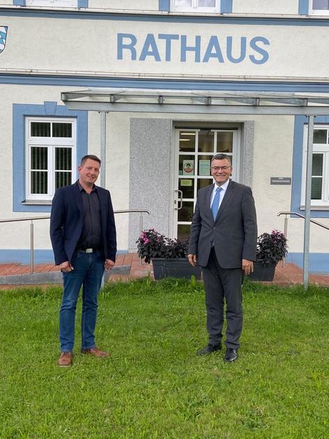 Antrittsbesuch bei Bürgermeister Mario Berti in Hohenkammer