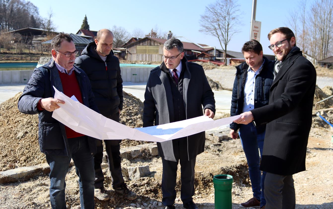 Besuch im Waldbad Nandlstadt