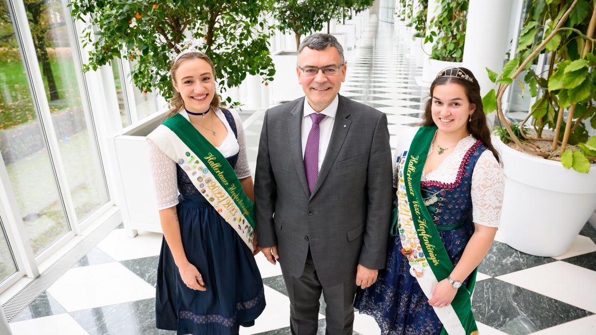 Gespräch mit den Hallertauer Hopfenhoheiten