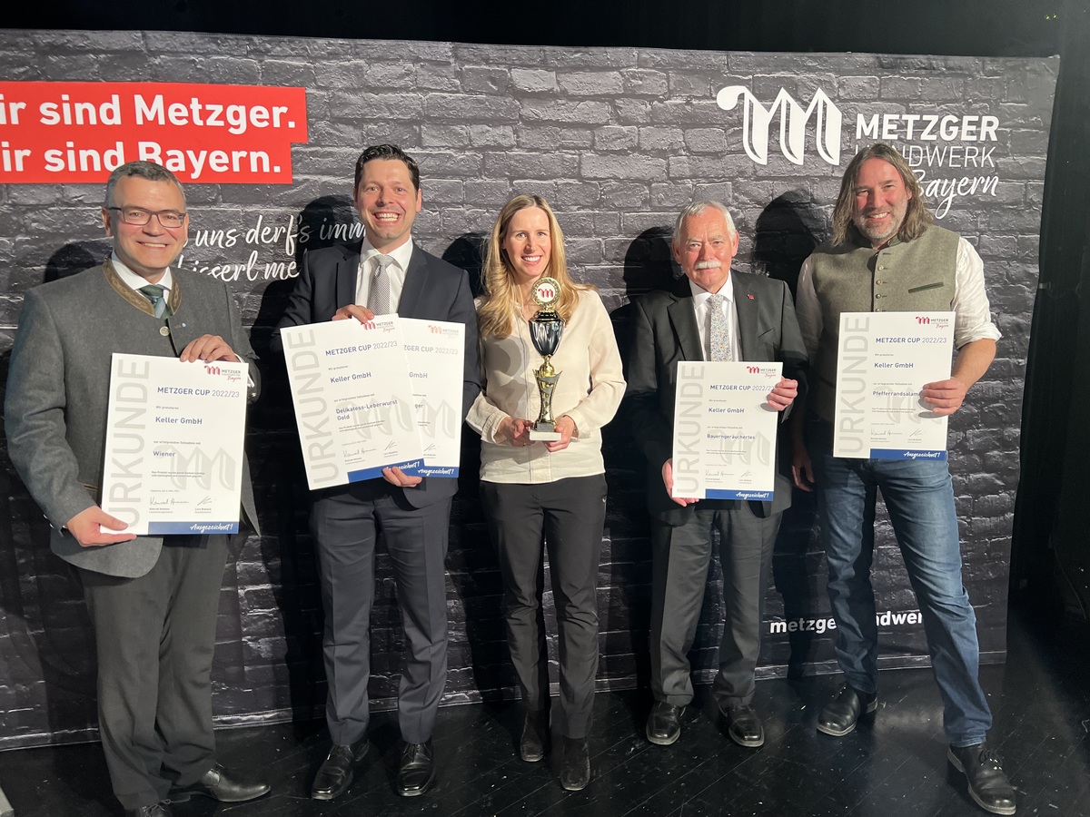 Preisverleihung des Metzger Cups 2022/23