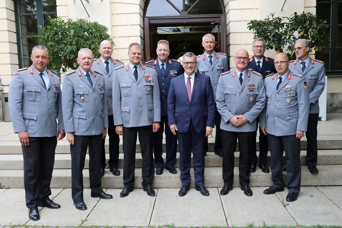 Mittagessen mit bayerischen Generälen