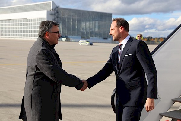 Kronprinz Haakon von Norwegen in München