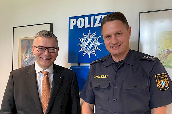 Antrittsbesuch beim neuen Leiter der Verkehrspolizeiinspektion Freising