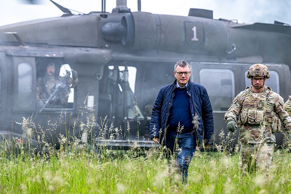 75 Jahre NATO: Besuch des US-Truppenübungsplatzes Hohenfels