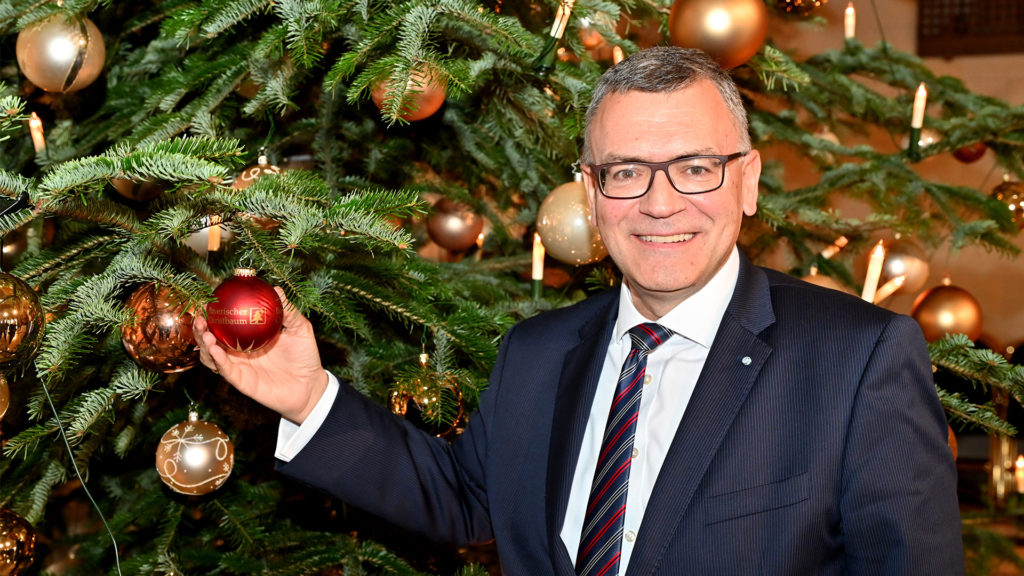 Christbäume für die Staatskanzlei 2024