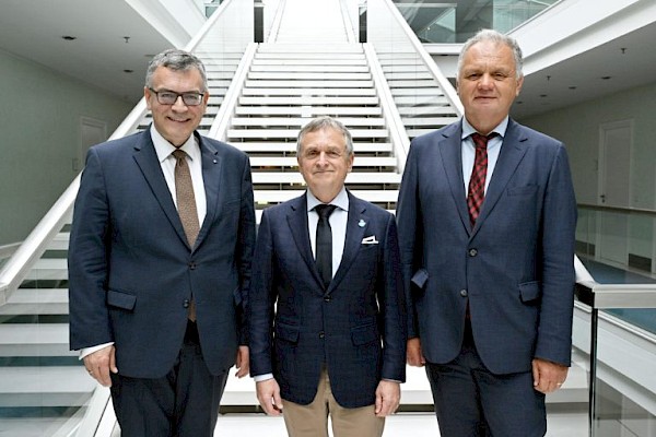 Gespräch mit Dr. Quitterer und Prof. Dr. Brieger Gespräch mit Dr. Quitterer und Prof. Dr. Brieger